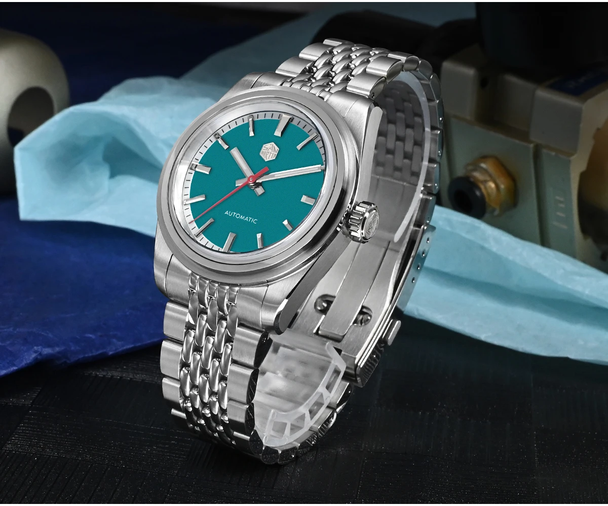 *Winter Sale* New Arrival San Martin Men Watch 37mm Fashion Sports Watches NH35 Automatic Luminous Reloj SN0106-G3 
