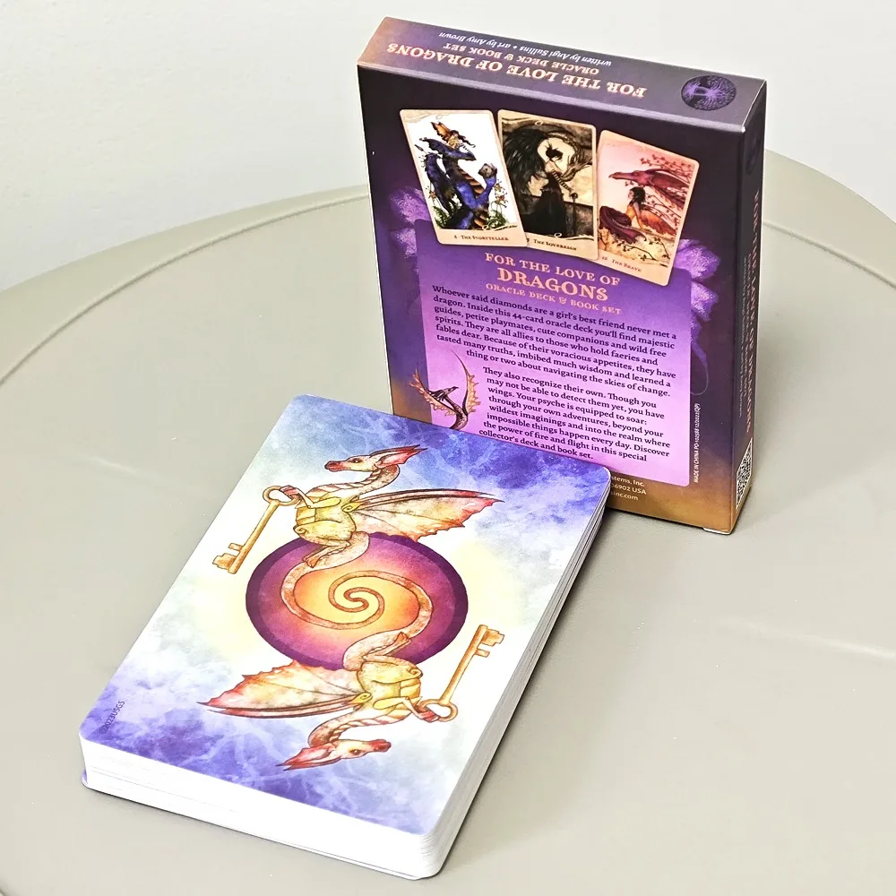 For The Love of Dragons Oracle Deck 10.4*7.3cm 44 Pcs Cards 5