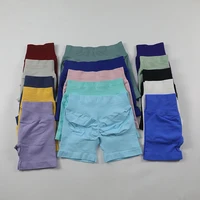 Impact Shorts Low Ribbed Waist Band Yoga Shorts Seamless Scrunch Bum Workout Gym Shorts Booty Hight Stretch Running Shorts 2