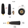 Europe Welder Quick Fitting Male Cable Connector Socket DKJ 10-25 50-70 Plug Adapter Female Insert Welding Machine Parts 6