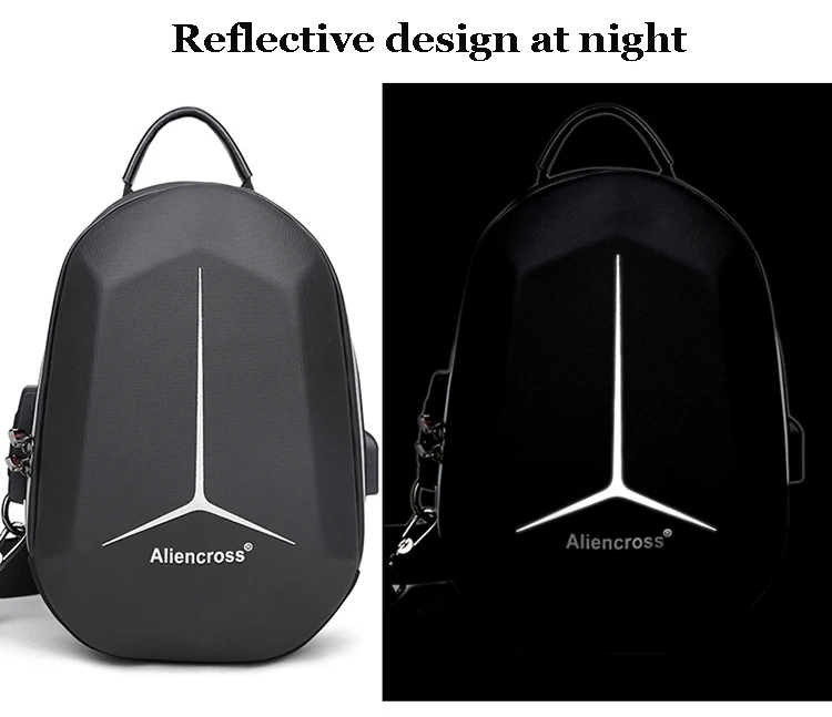 Designer Anti-theft Lock Crossbody Bag USB Charging Travel Shoulder Bag High Quality Messenger Bags Male Waterproof Chest Bag