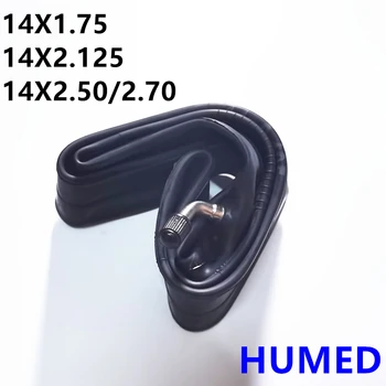 Camera d'aria in butilico da 14 pollici 14x2.125 14x1.75/2.125/2.50/2.70 per scooter elettrici E-Bike monociclo pneumatico