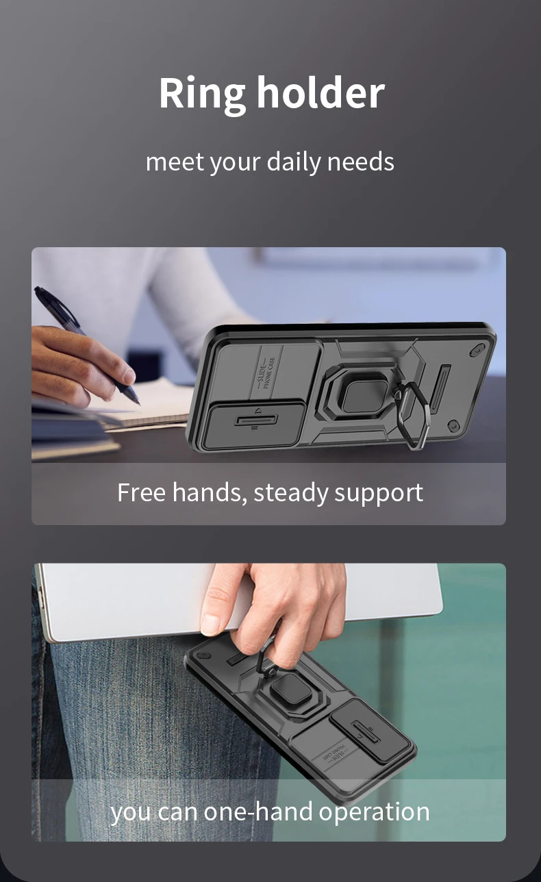 Armor Stossfest Hülle Fir OPPO A60 A79 4G Schutzhülle Ring Magnéithalter Coque Fundas Capa_voghion.com