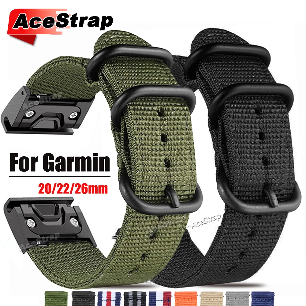 Versatile QuickFit Nylon Strap for Smartwatch – Sport Edition