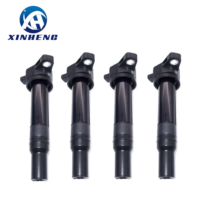 

27301-26640 2730126640 Car Ignition Coil 4 PCS for Hyundai Accent Elantra Kia Rondo Rio Rio5 L4 1.6 2006-2011 27301 26640