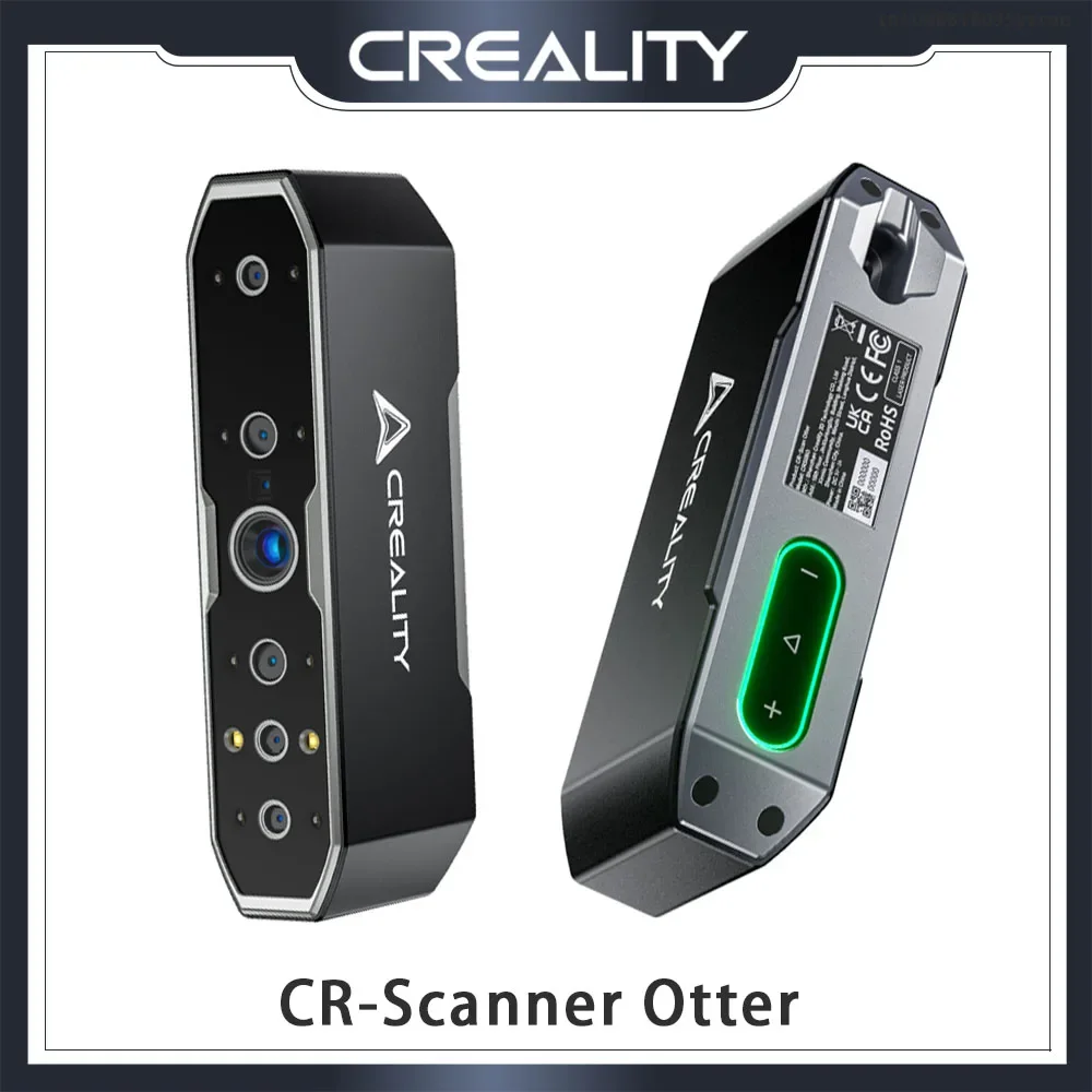 Creality CR-Scan 수달 휴대용 업그레이드 핸드헬드 3D 스캐너, 0.02mm 정확도, 고효율, 20fps 속도 스캐닝, 흔들림 방지 