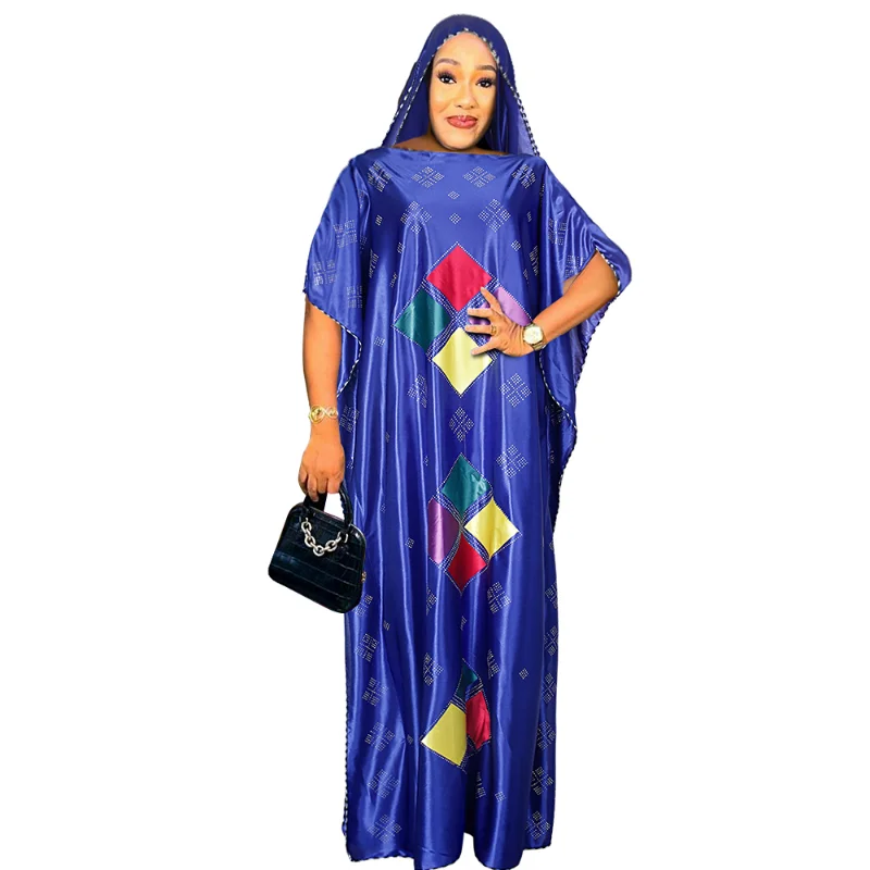 

Elegant African Dresses for Women Muslim Fashion Boubou Abayas Robe Dashiki Ankara Outfits Evening Gown Kaftan Maxi Dress