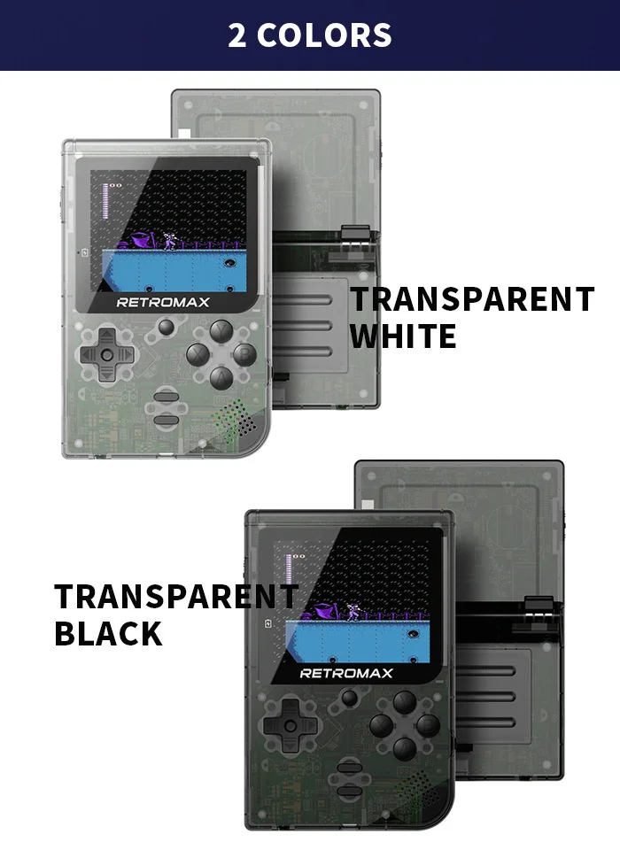 400 IN 1 Retro Video Game Console Handheld Game Player Portable Pocket TV Game Console AV Out Mini Handheld Player for Kids Gift