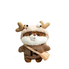 

Jenny&Dave 2022 new fashion High Street Retro messenger bag texture minority Doll Cute Plush bag Women New Year gift bag female