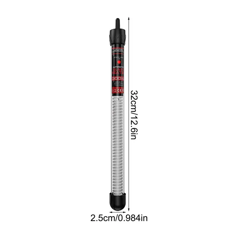 Aquarium Water Heater Electronic Thermostat Submersible Heater Efficient Heating Water Small Fish Tank For Marine