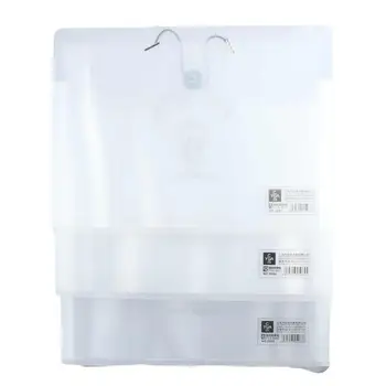 Cartella espandibile semplice Borsa per organo A4 Organizzatore di file Cartella di file A4 traslucida Studente di orsetto addensato