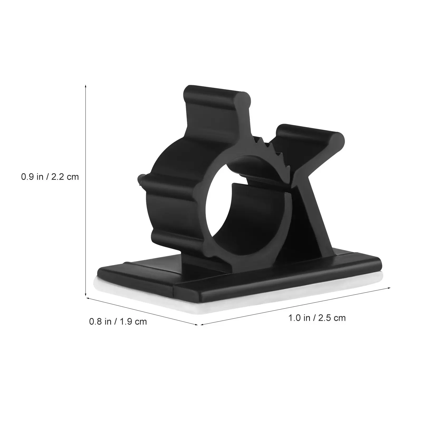 50Pcs 케이블 클램프 자체 접착식 코드 정리 클립 책상 와이어 관리용 전화 충전기 컴퓨터 케이블 전기 코드