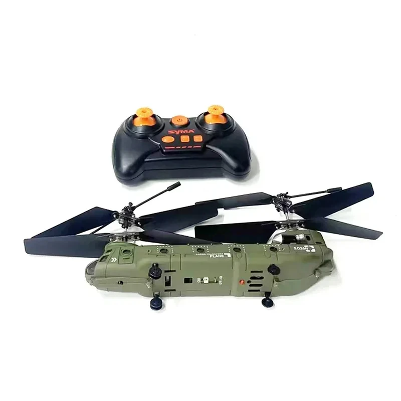 New Remote Control Helicopter,2.4g Hz S026h Military Transport Rc Armed Aircraft Chinook Model Children Toys Birthday Gift 6