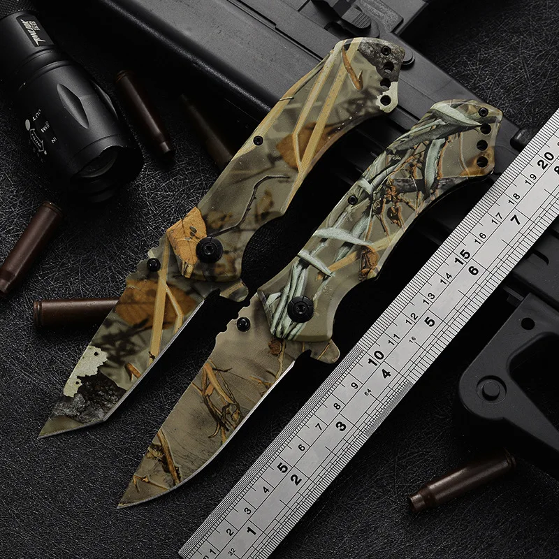 

Outdoor High-Hardness Folding Knife Camping Tactical Multi-Functional Survival Folding Knife Portable Pocket Knife