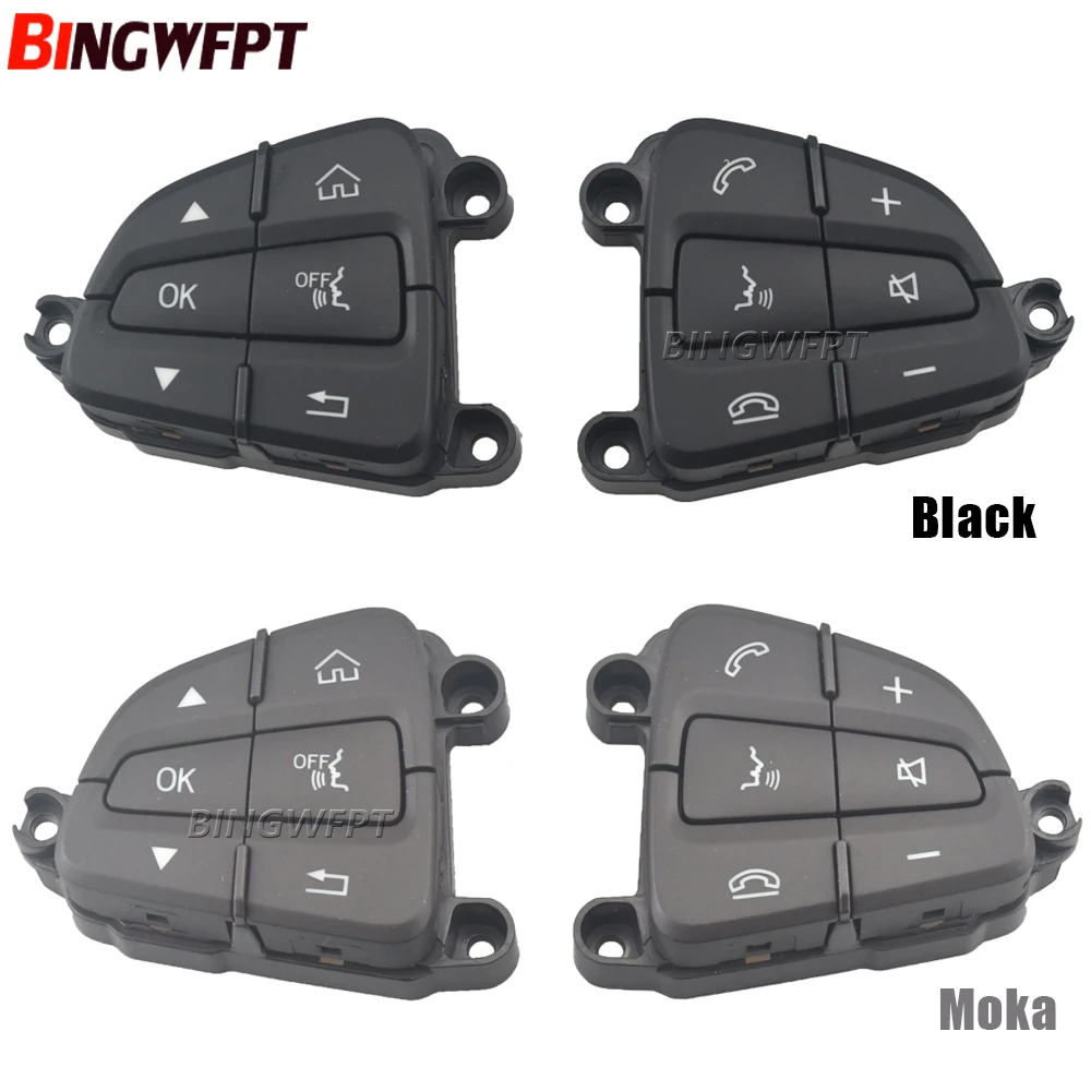 Автомобильные многофункциональные кнопки управления на руль для Mercedes BENZ C GLC Class W205 W253 A0999050200 A0999050300, коричневые