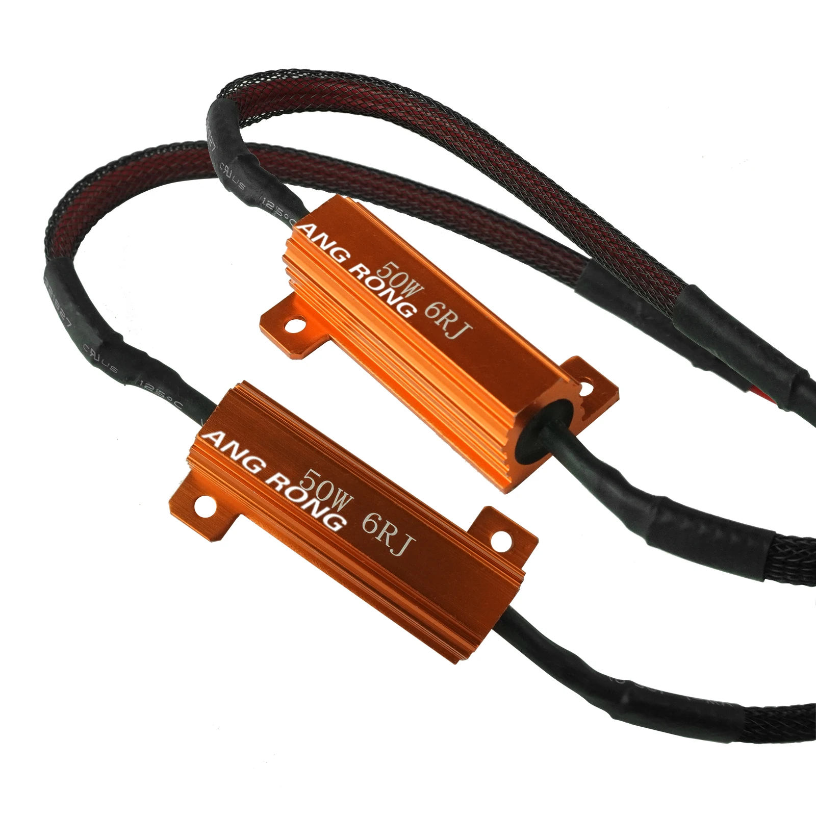 LED Load Resistors ANGRONG 2X H7 50W 6 ohm Stop Car Light Flicker Cancel Error Message