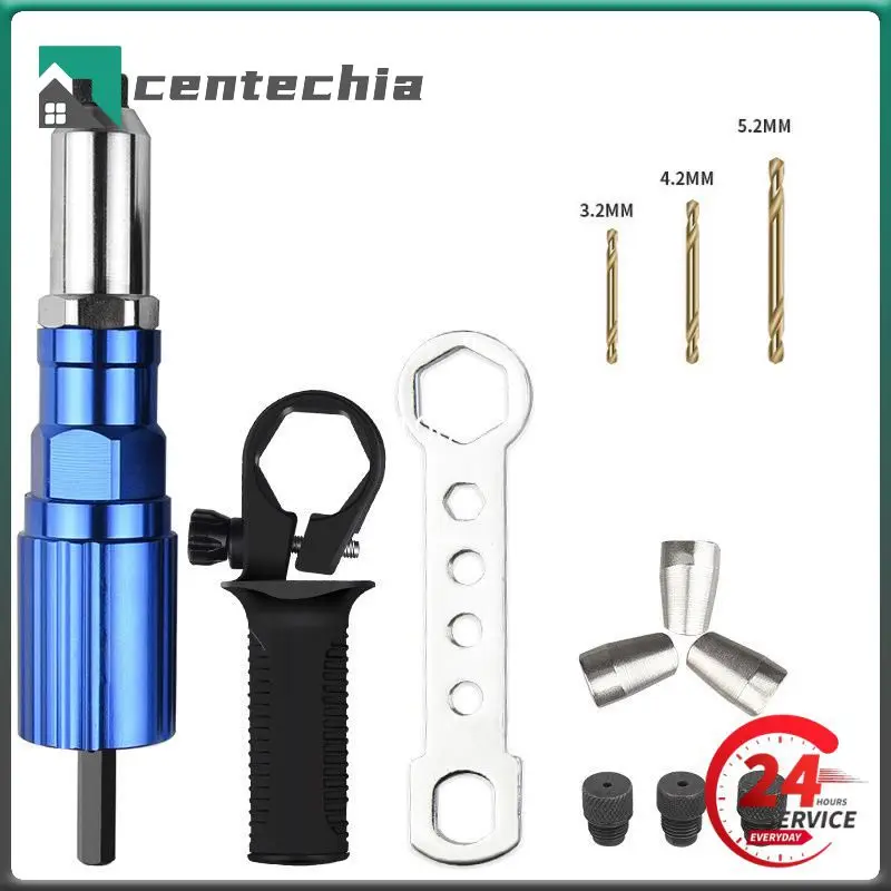 Electric Rivet Gun 2.4mm-4.8mm rivet nut gun drill adapter Cordless riveting tool Insert Nut Pull Rivet Too