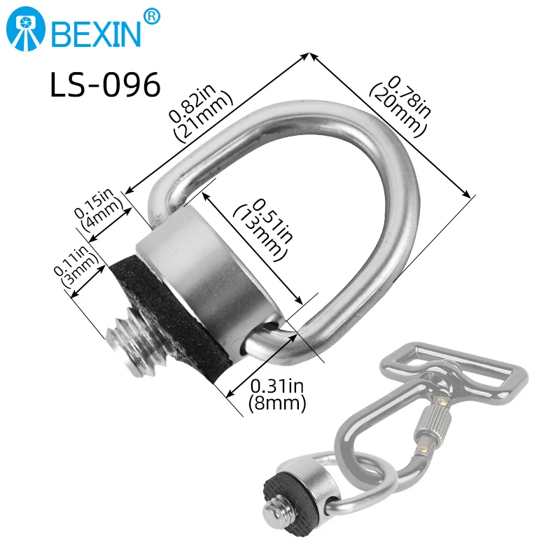 Camera accessories Camera screw mount Screw mount adapter DSLR strap screw d ring camera screw mount 1/4 inch quick release plate screw for the camera accessories（adapter as a gift）