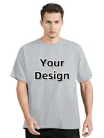 T-shirt personnalisé pour hommes avec votre propre logo T-shirt texte et photo imprimés sur le devant et arrière T-shirt cadeau personnalisé t-shirts vêtements 3