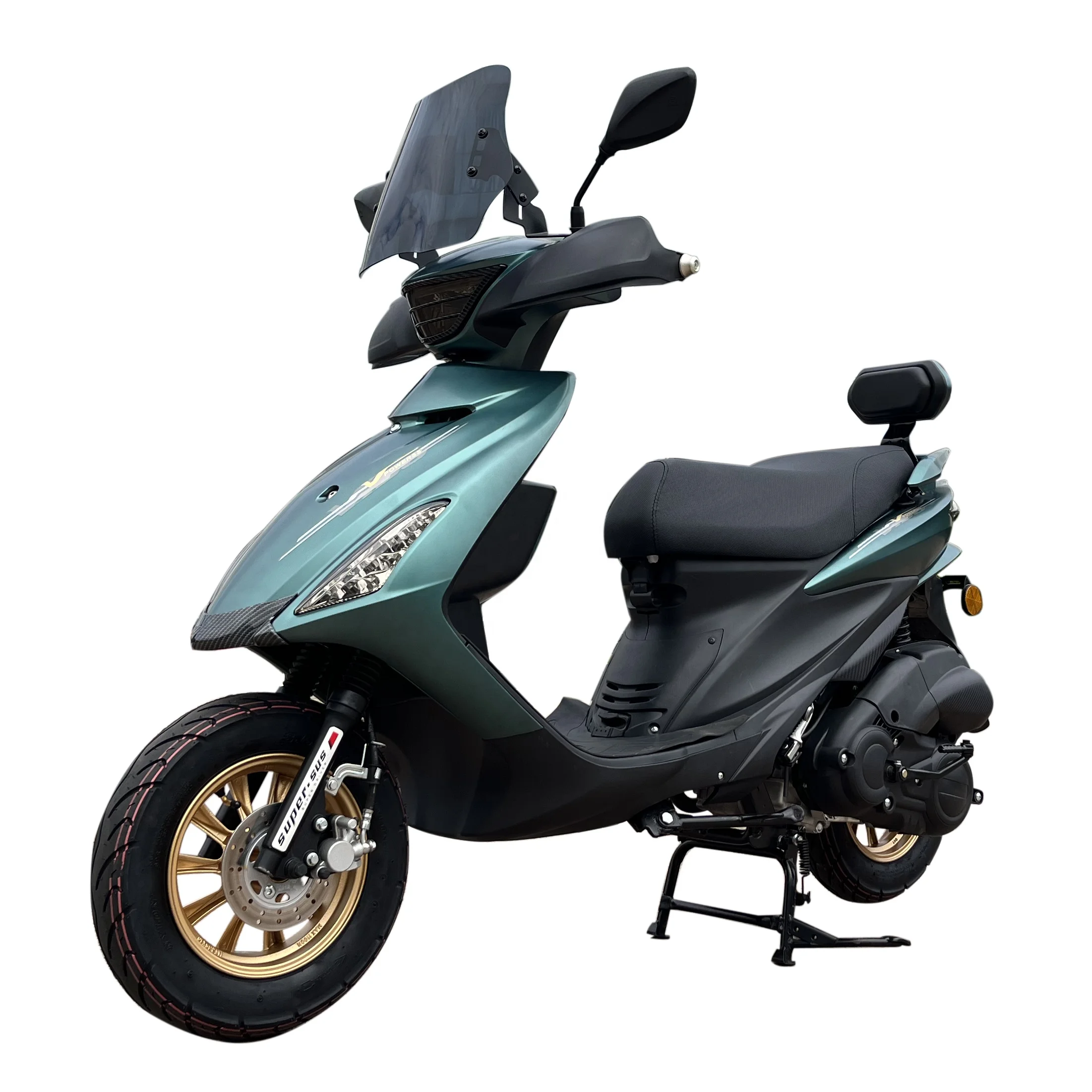 

New Design V180 SS Address Big Power With Windshield Gasoline Scooter With Carbon Design