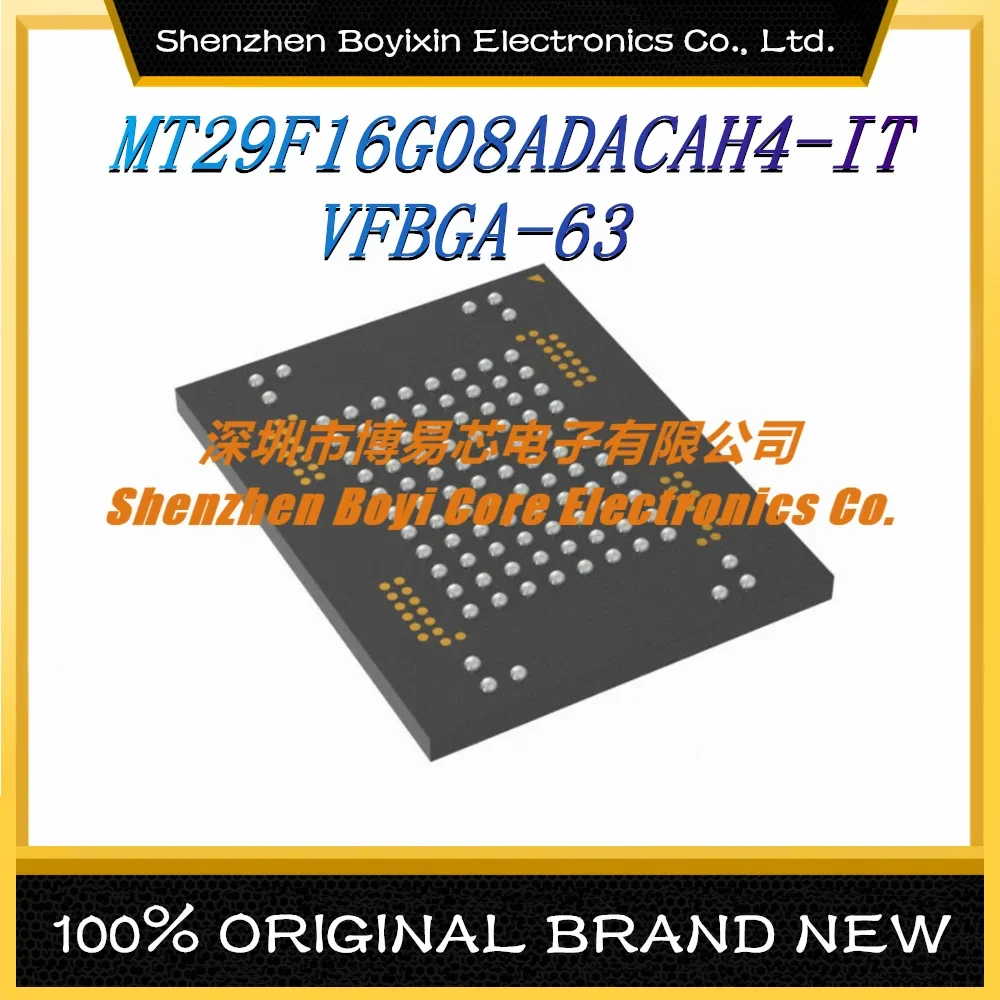 

MT29F16G08ADACAH4-IT Package: VFBGA-63 Original Genuine