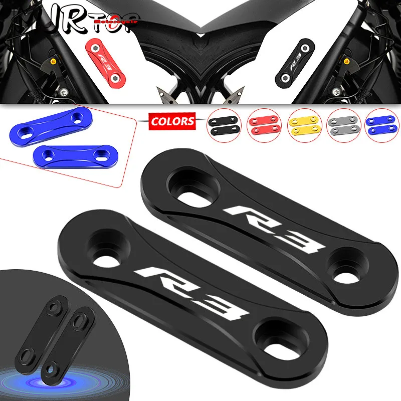 

NEW Fender Trim Cap For YAMAHA R3 R25 R15 V1-V3 2014-2023 Motorcycle CNC Front Axle Coper Plate Decorative Cover r3 r25 r15