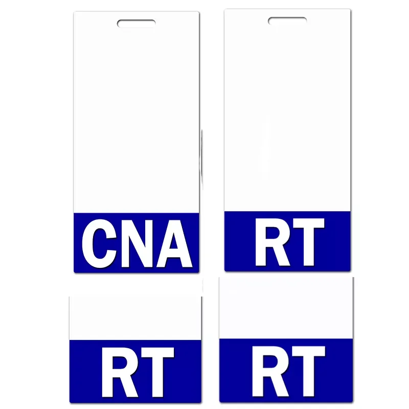 1/5/10/20pcs Double-Printed CNA LPN RN MA Badge Buddy For Men Women Office  Supply Nurse Accessories Badge Holder - AliExpress