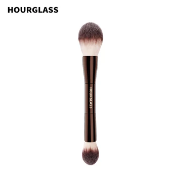Hourglass Makeup Brush- No.18 Veil Powder Brush Soft Fiber Hair Double Head Powder Fashion Design Single Face Brush 1
