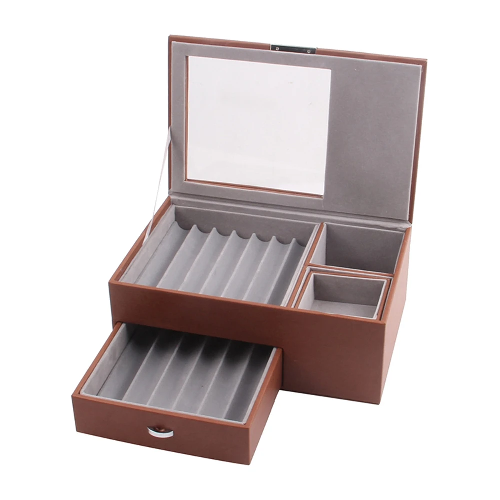 

14 Slots Double Layer Wooden Fountain Pen Display Case, Luxury Acrylic Topped Wooden Pen Display