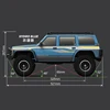 YK 4107 1/10 RC Climbing Vehicle Full Scale RC Start Tank Turnaround Model Car 4WD LCG Chassis Rc Cars for Adults 6