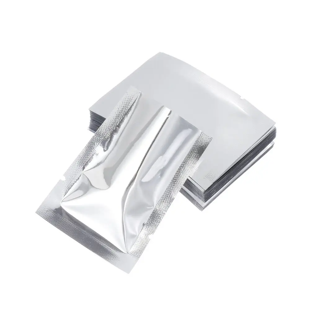 100PCS Heat Seal Aluminium Foil Bags Food Storage