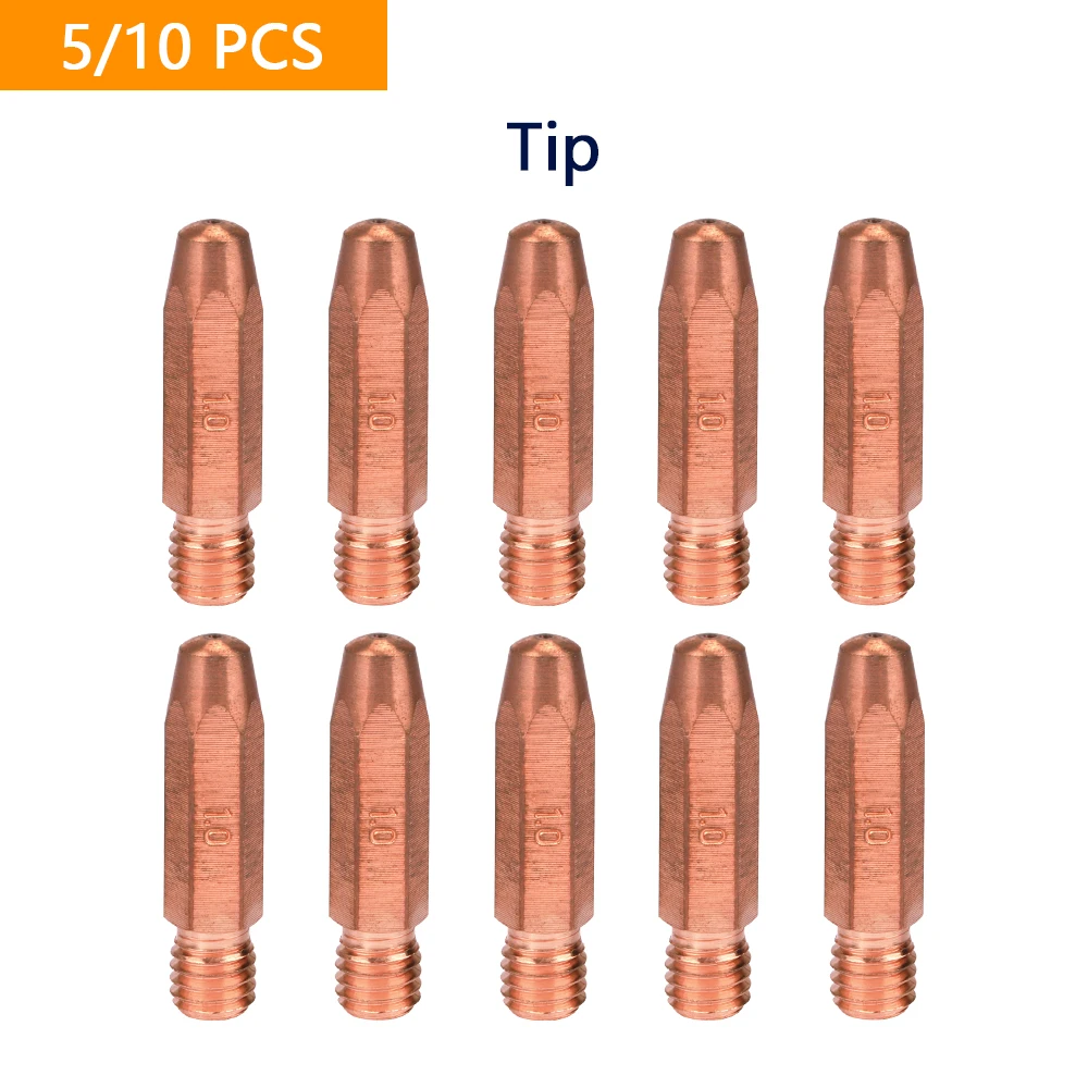 

5pcs 10pcs Kemppi 42w type MIG Welding contact Nozzle tip M8*35mm For 42W Welding torch Tips welding gun