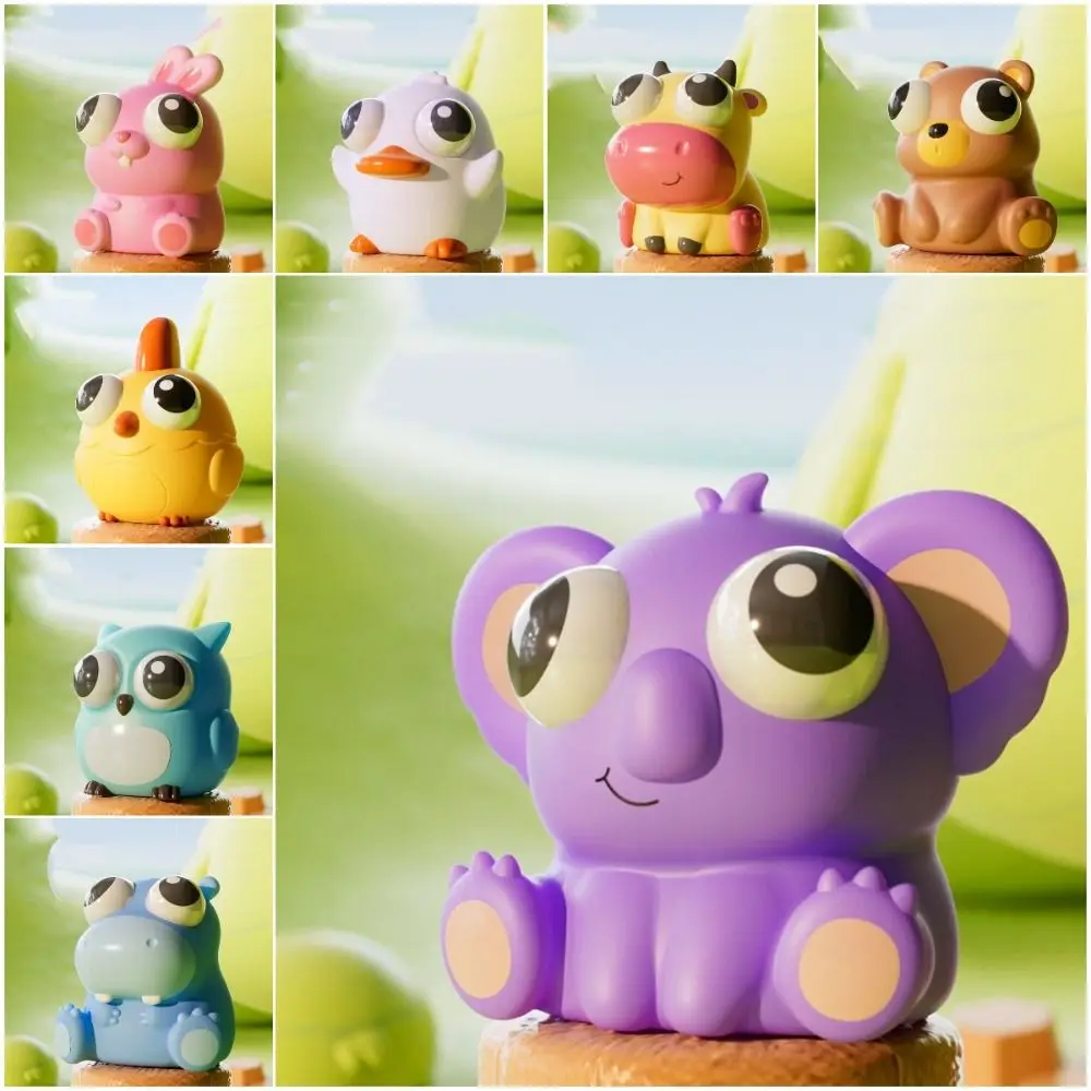 

Cartoon Animal Burst Eye Squeeze Toy Novelty Doll TPR Cartoon Fidget Toy Creative Cute Pinch Decompression Toy Girl Toy