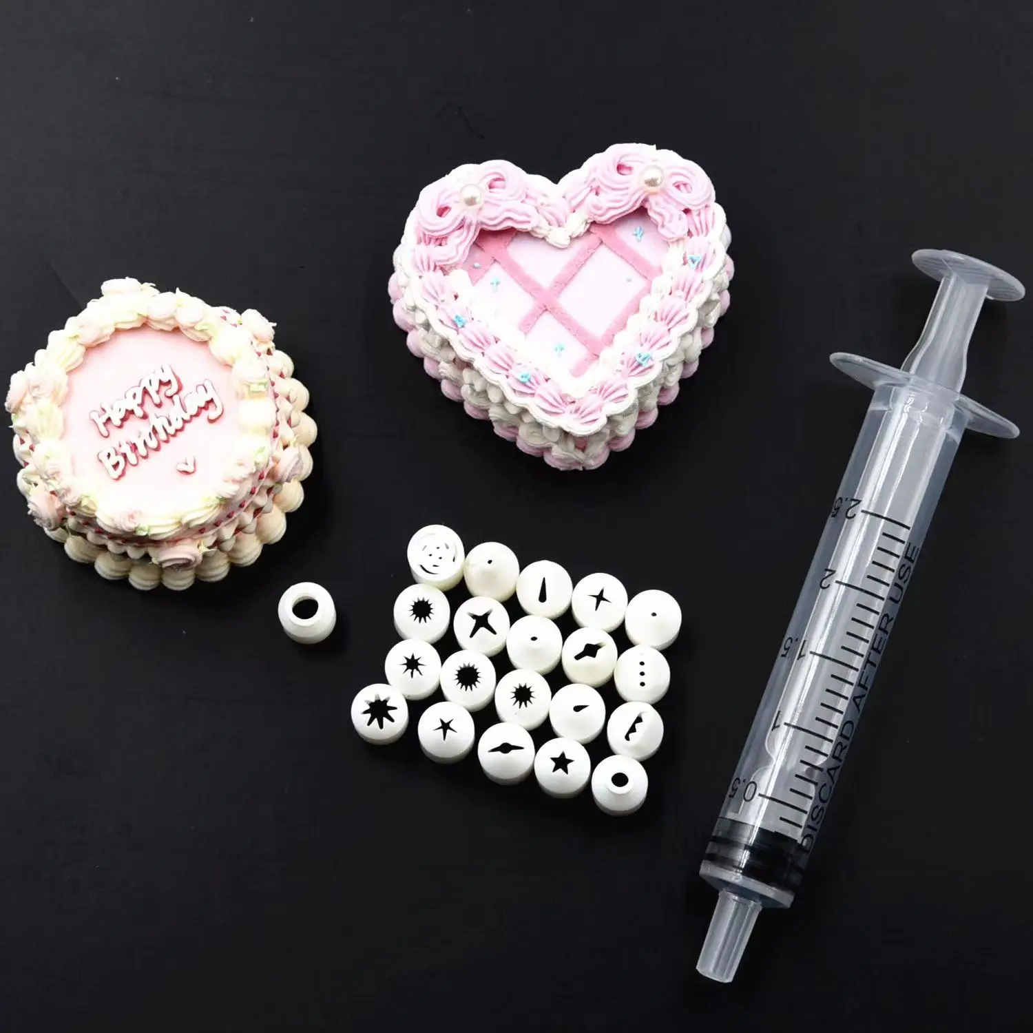 Polymer Clay Tool Mini Nozzle Set Cake Decorating Cream Dessert Food Toy DIY Intricate Designs Flowers Pottery Craft Suppl Tools pottery tools play dough tools modeling tools