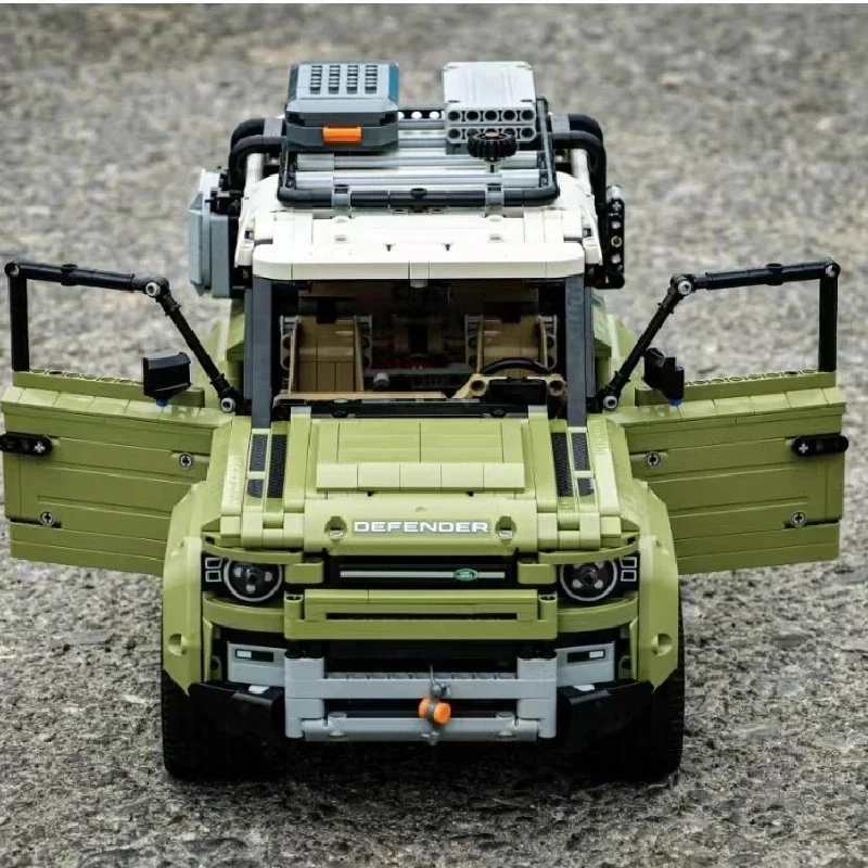 

Новый в наличии высокотехнологичный автомобиль серии 42110 Supercar Land Rover Guardian Off-модель дорожного транспортного средства строительные блоки кирпичи игрушки для детей