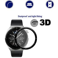 Premium Full - Coverage PMMA Screen Protector for Smartwatch - Anti - Scratch Protective Accessory (Huawei GT 3 Pro 46mm)