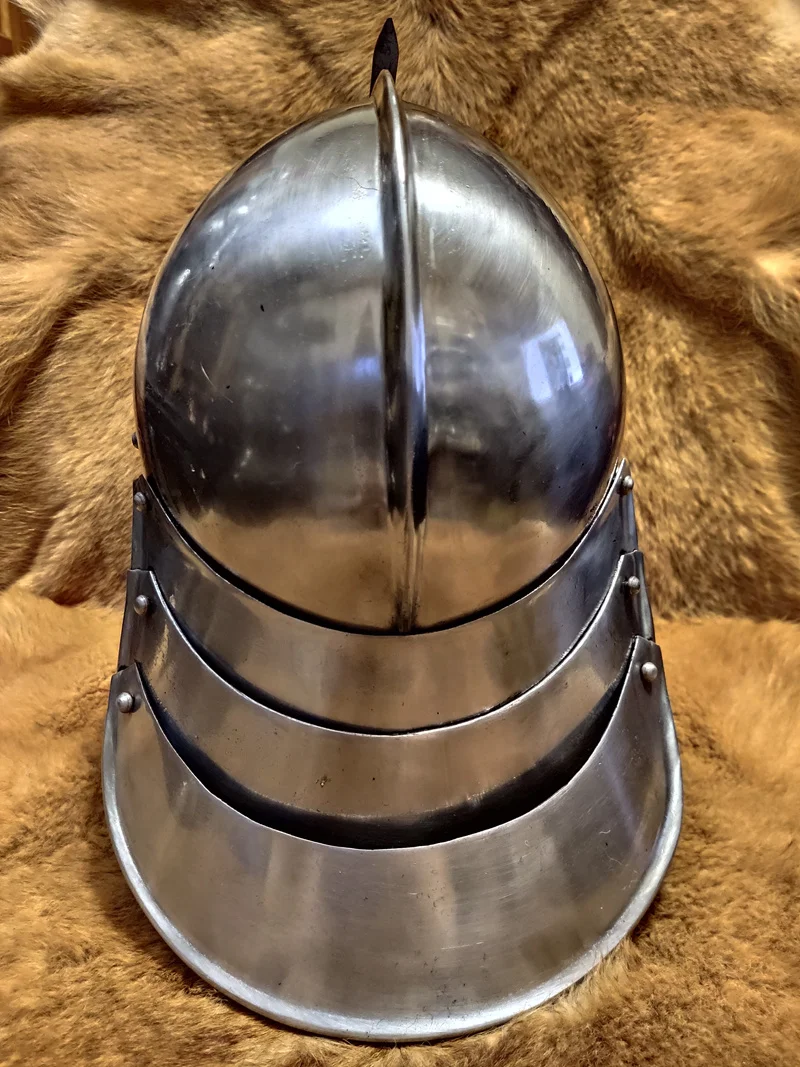 Light cavalry helmet Polish wing cavalry helmet hussar nose real wearable postage