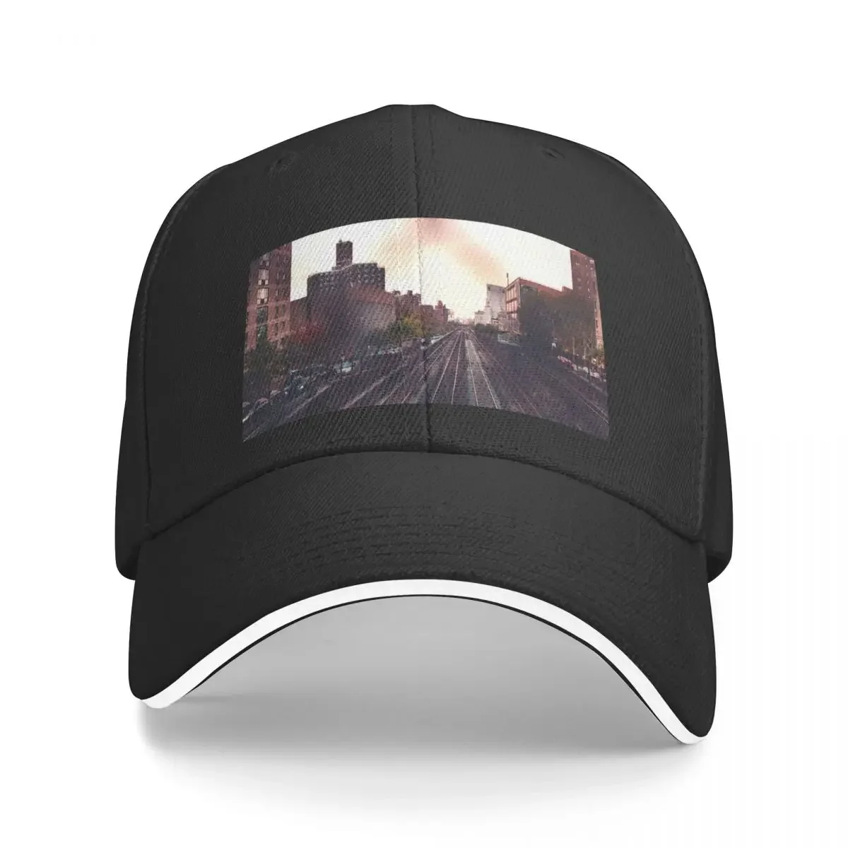 

DV - Train Tracks Baseball Cap party Hat Rugby Golf Wear Men Luxury Brand Women's