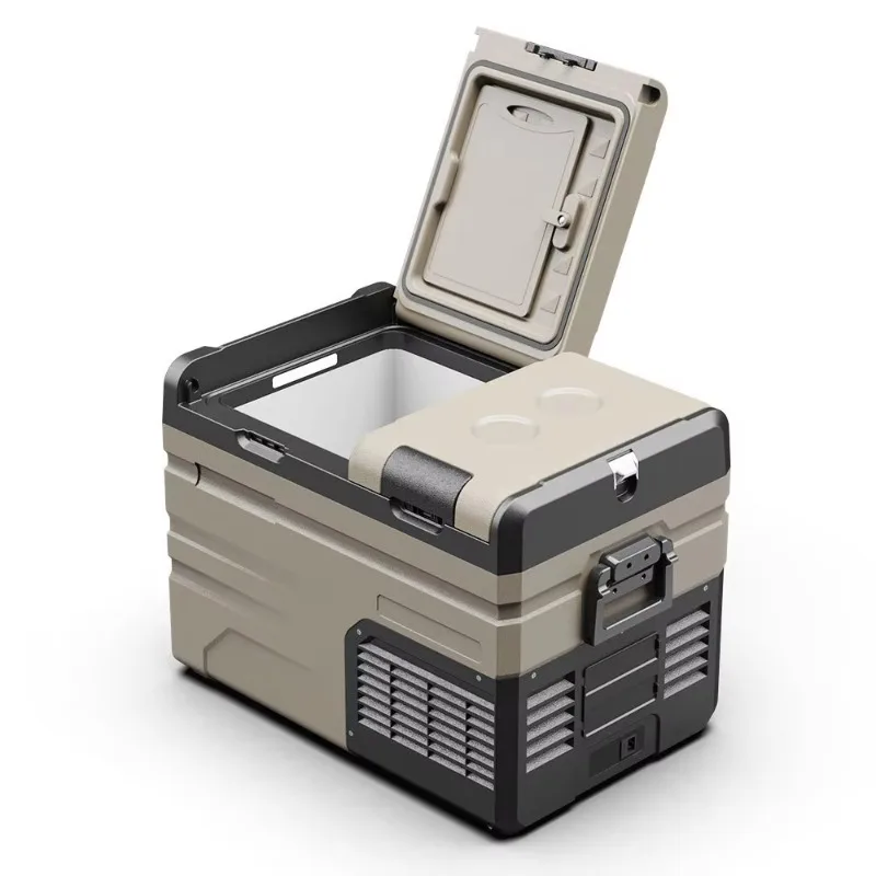 35L New Design 12v 24v 220V Mini Car Fridge Outdoor Refrigerator Camper Portable RV Freezer 2