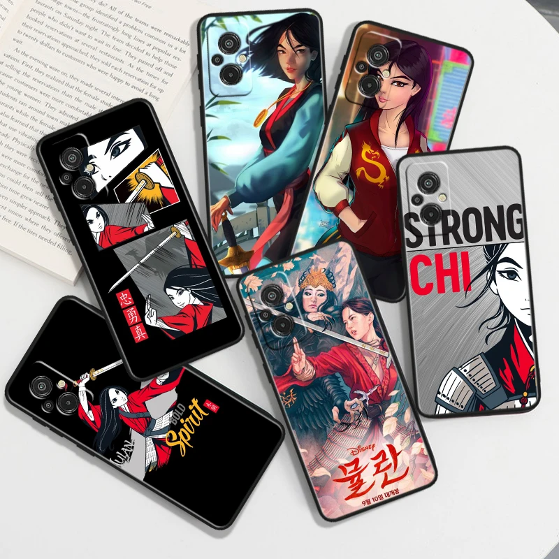 

Disney Mulan Cool For Xiaomi Redmi 12C 11A 11 10C 10X 9T 9C 9AT 9A 8A 7A S2 6A A1 Plus Black Soft TPU Phone Case