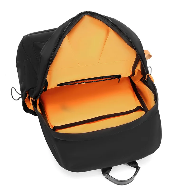 2024 New Backpack Men's Solid Color Large Capacity Leisure Outdoor Travel Bag Secondary School Bag Wholesale