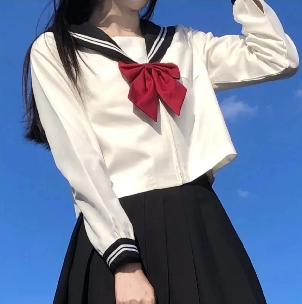 Japoński mundurek szkolny dziewczęcy S-8XL Plus rozmiar Jk