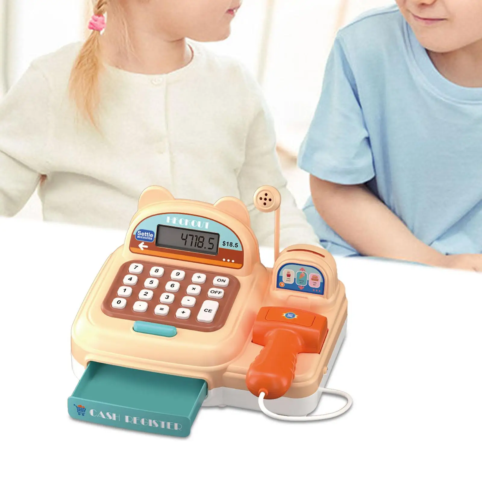 Children`supermarket Store Toys Cash Register Preschool Kids Valentines Gifts for Girls Ages 3 4 5 6 7 Kids Baby Holiday Gifts