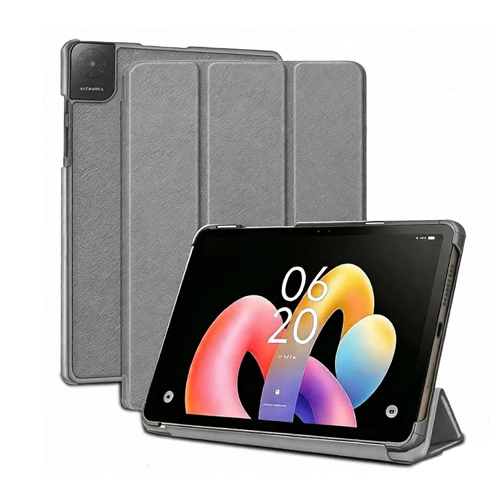 Smart Tri-Fold Flip Stand Tablet Case with Hard PC Back Shell, 10.1