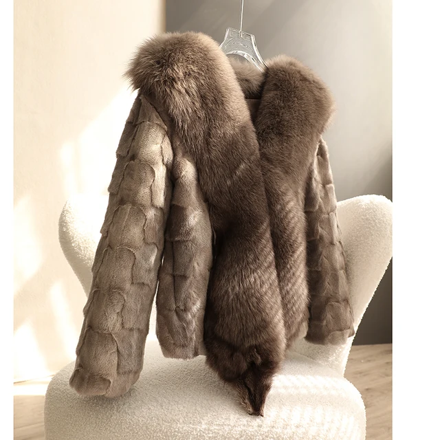 Capucha Con Pelo Estola Para Chaqueta Mu00e9xico Parka Cuello Zorro