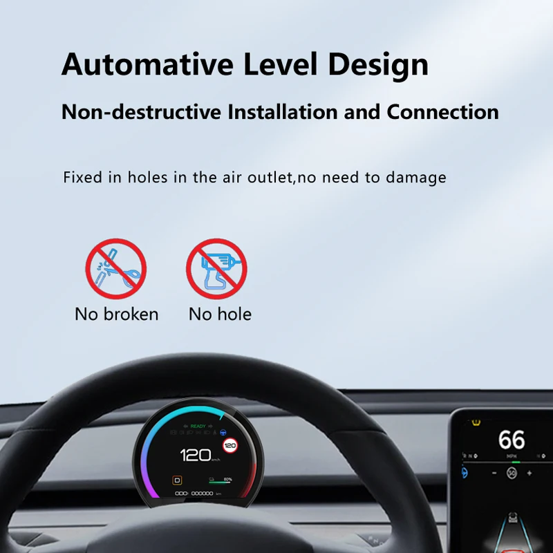Tesla  3  Y HUD  ÷,  ý, ̴ ú ¦,  , Ʈ  ӵ, 3.54 ġ