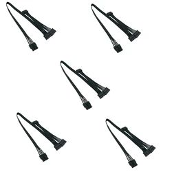 5X 5 Pin To 3 SATA Hard Drive HDD Power Cable Only For Cooler Master V550 V650 V750 V850 V1000 Modular Power Supply
