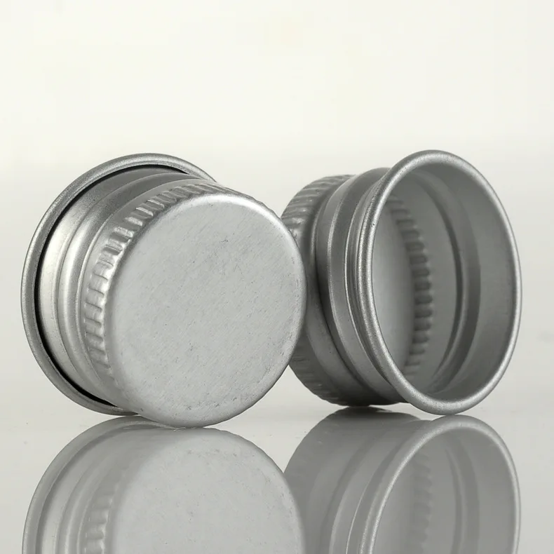 Clear Plastic Bottle With Aluminium Screw Cap Small Jars Cosmetic Container Travel Kit Empty Refillable Bottles Jar 5/10/20/30ml refillable bottle cosmetic sample container