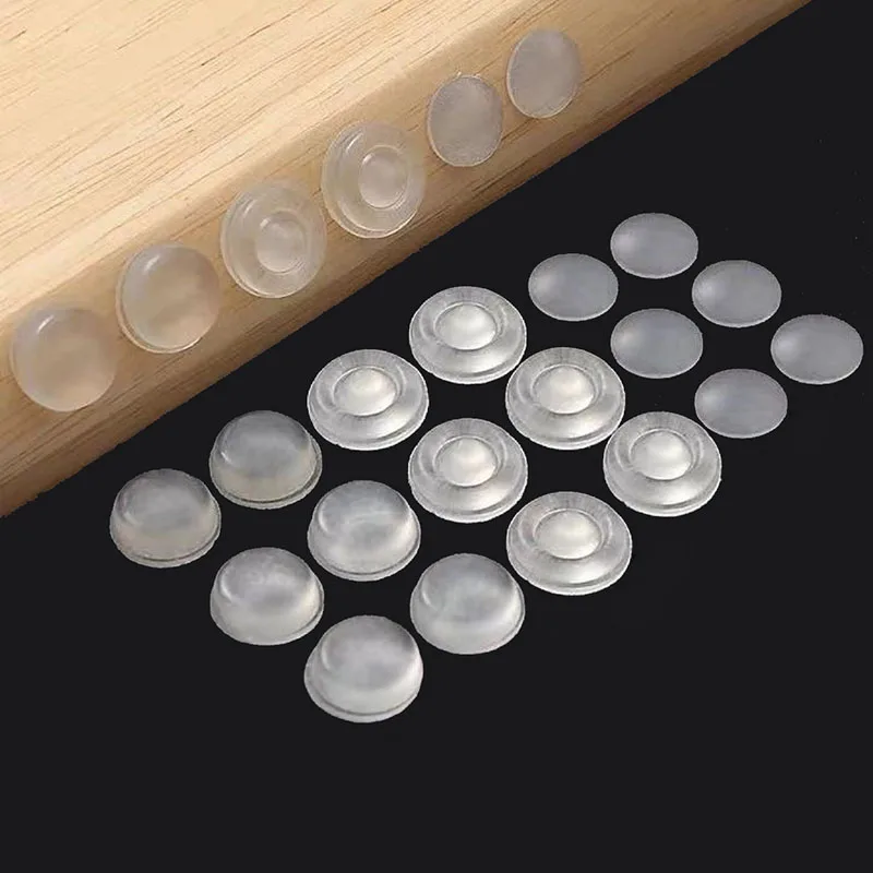 Silicone Cabinet Bumpers Rubber Damper er Shockproof Furniture Pad Cushion Self Adhesive Door Handle Stopper Wall Protector door stopper silicone door stopper door stopper bumpers silicone rubber bumpers