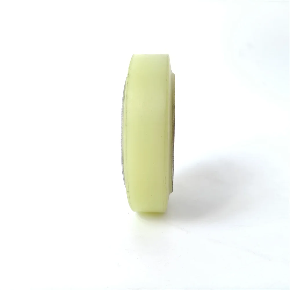 80*23*6202 Escalator Accessories Step Wheel Aluminum Core Roller OD 80mm W 23mm Bearing 6202RS